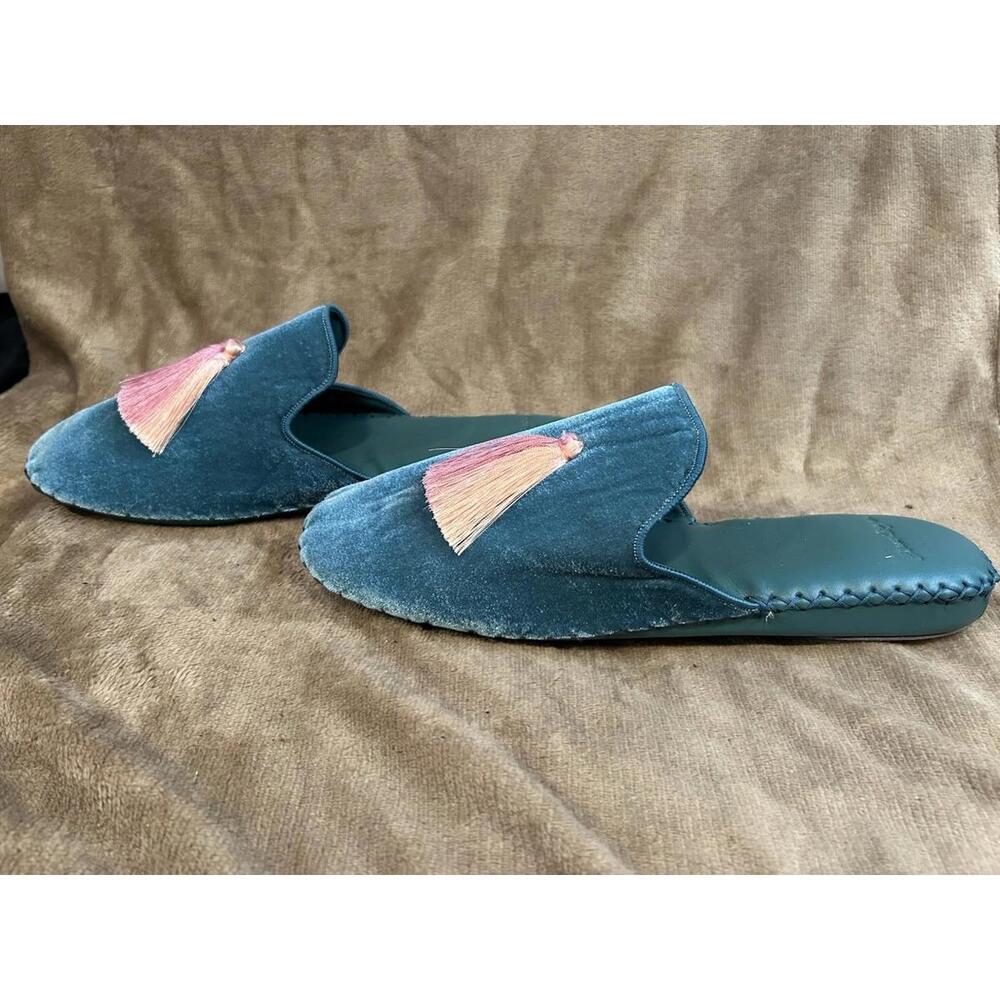 Not Just Pajama Velvet Beau Rivage Slippers XL Women’s 12.5 Rare